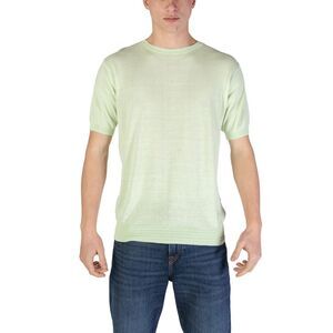 Hamaki-ho Short Sleeve Knit Top Men green Shirts